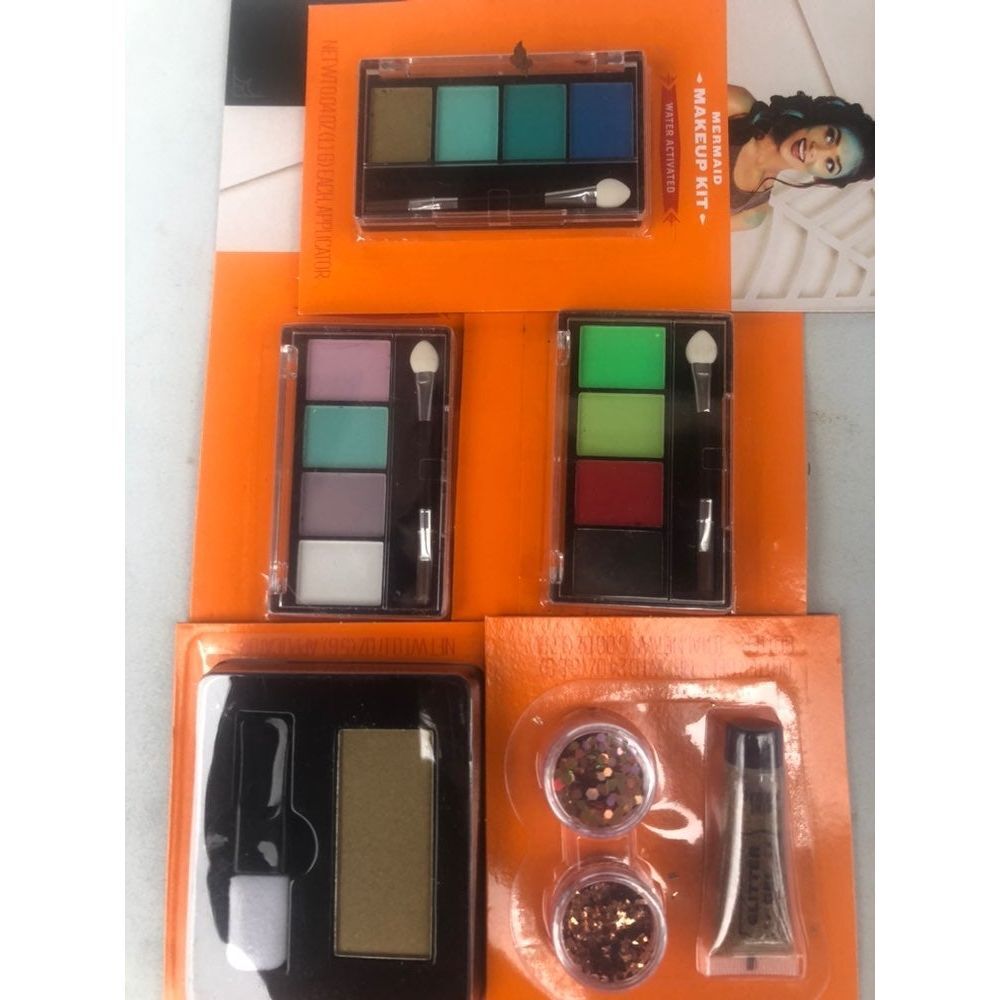 Bundle Cosplay cosmetics Gold body glitter face Color pallet lot